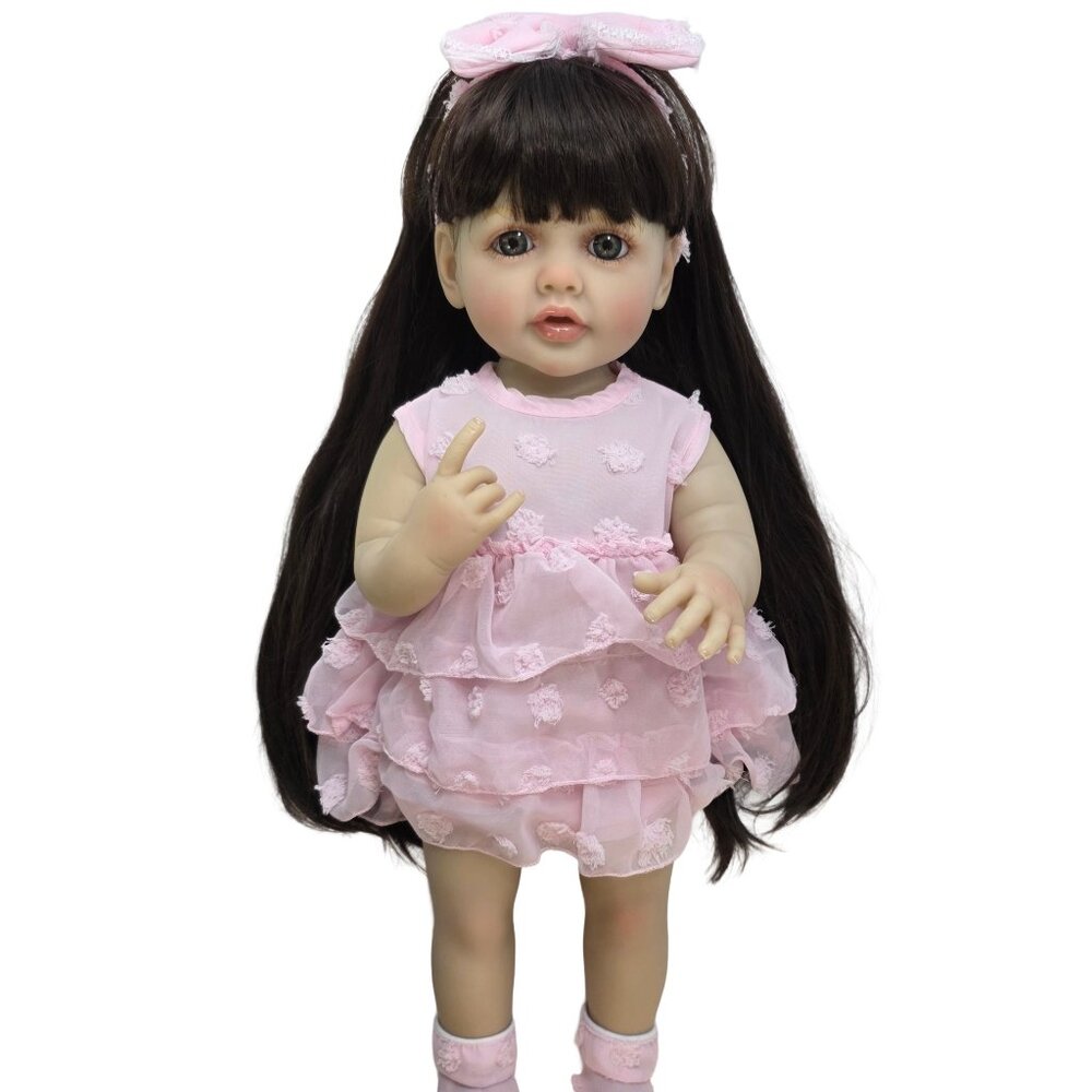 55 cm Babylistic Soft Silicone Vinyl Talking Reborn Doll very realistic